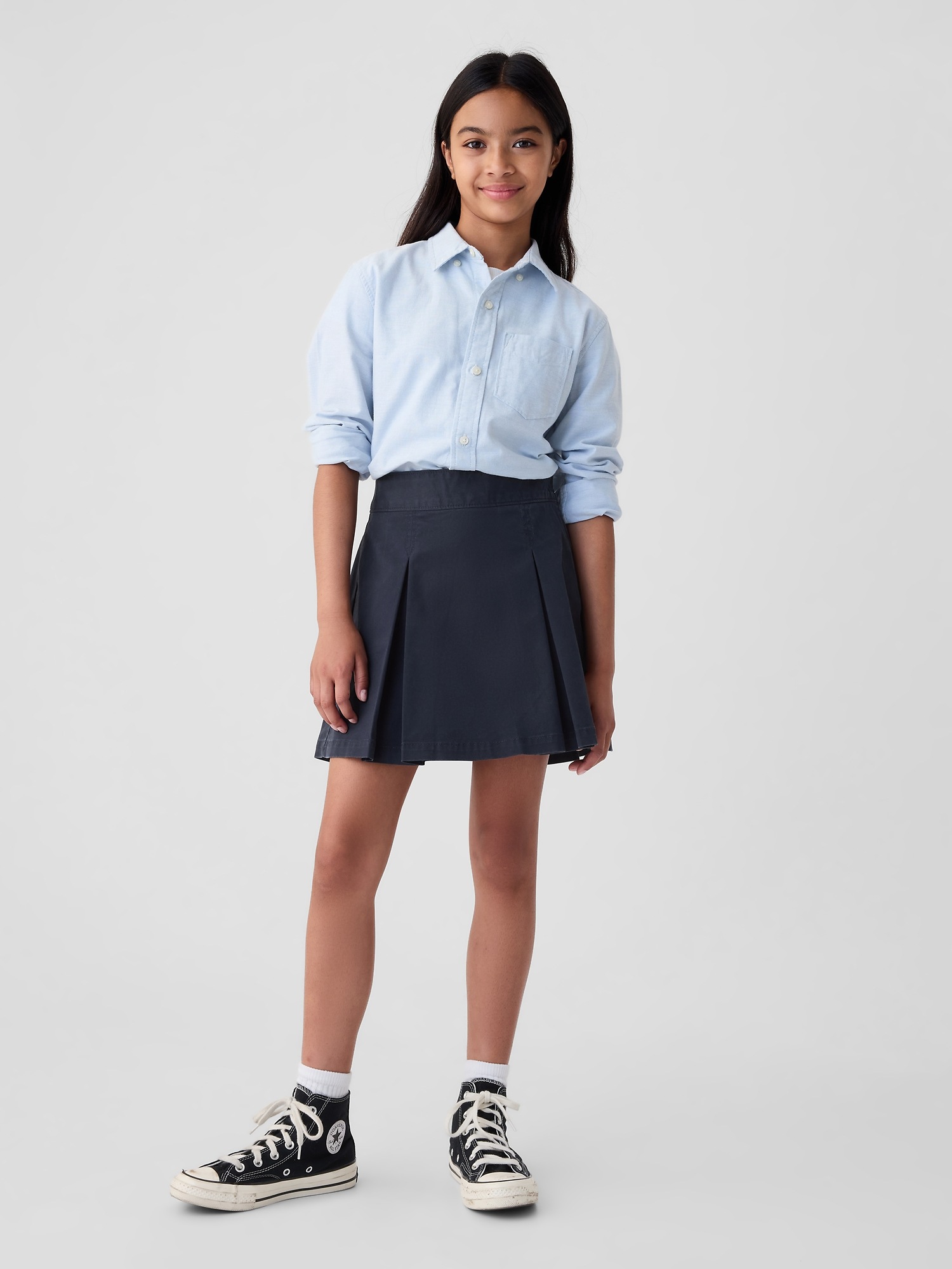 Kids School Uniform - Skirt - Khaki