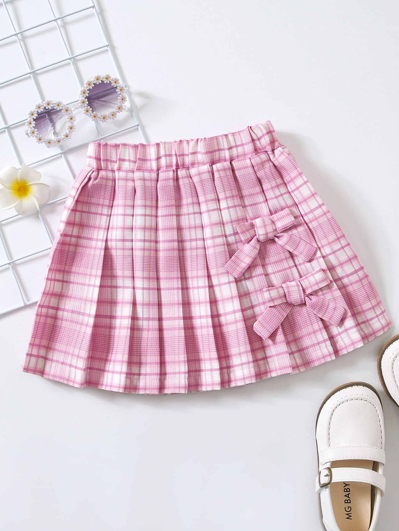 Kids School Uniform - Skirt - Pink