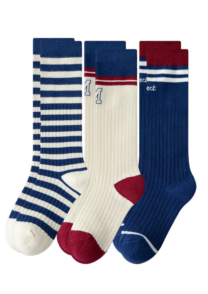 Kids School Uniform - Socks - Blue - 3 Pack