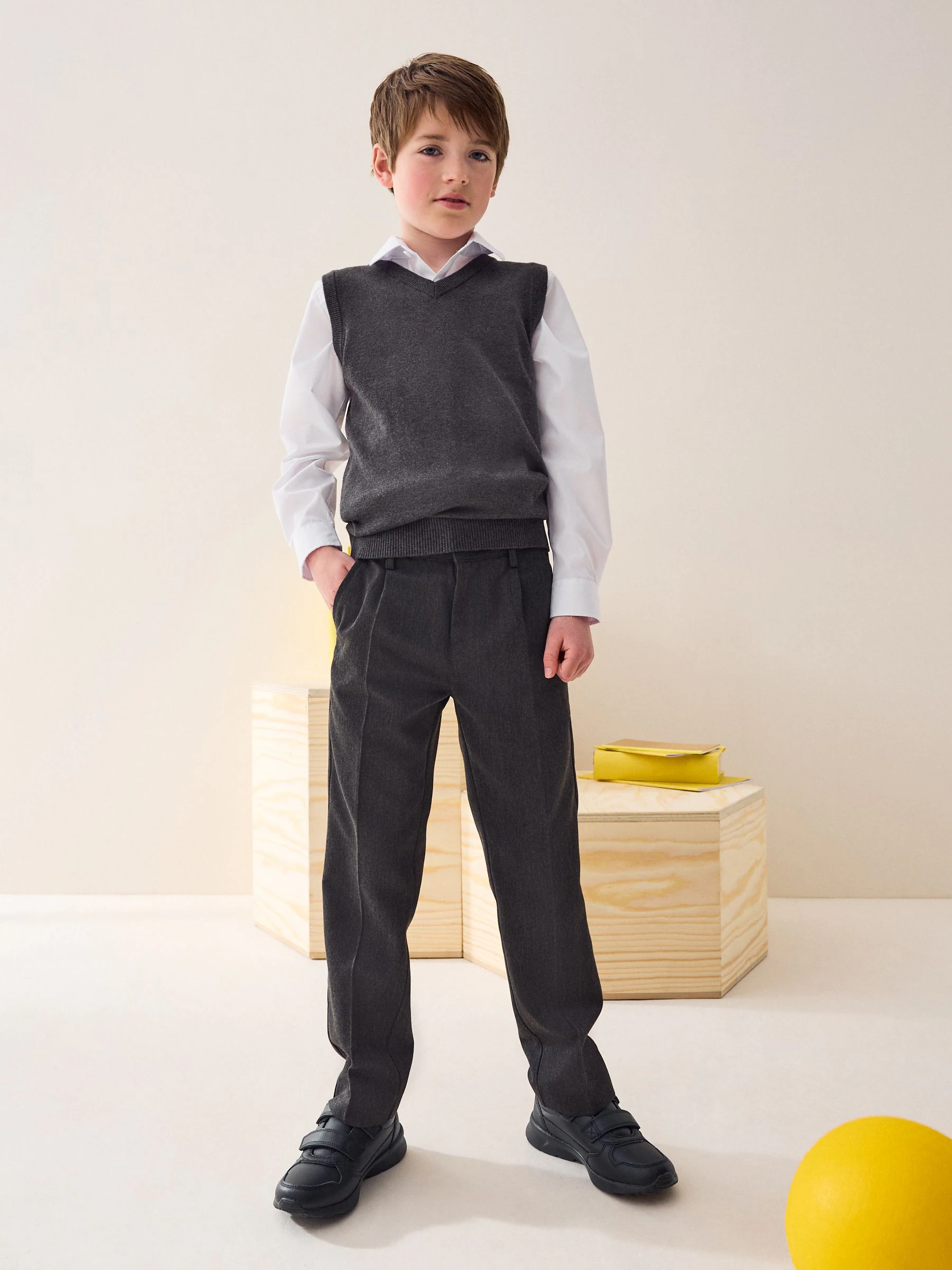 Kids School Uniform - Trousers - Grey