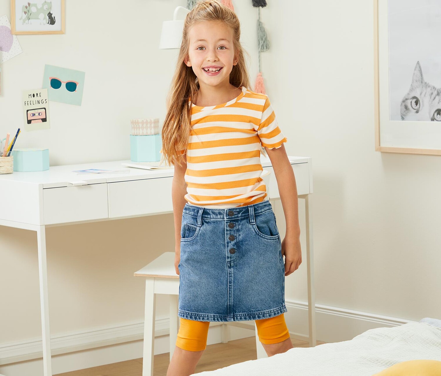 Kids Skirt - 4-5 Years - Denim