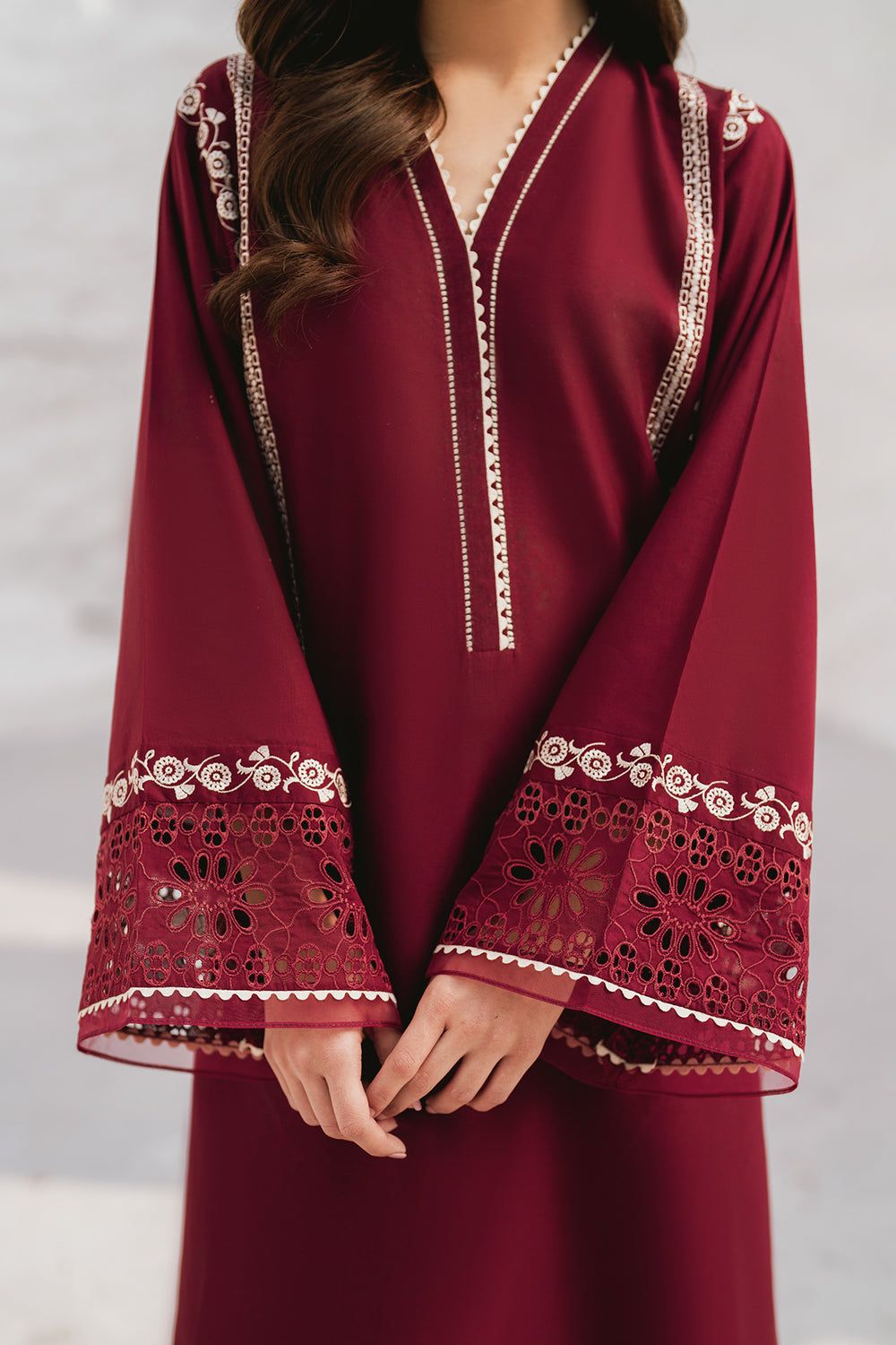 Kufi Dress - Maroon