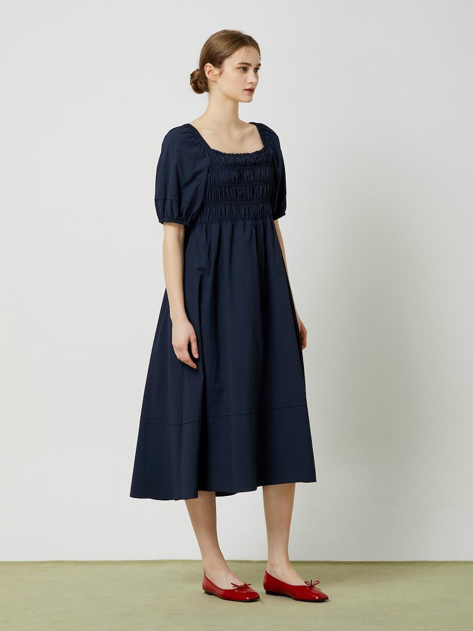Kufi Dress - Navy