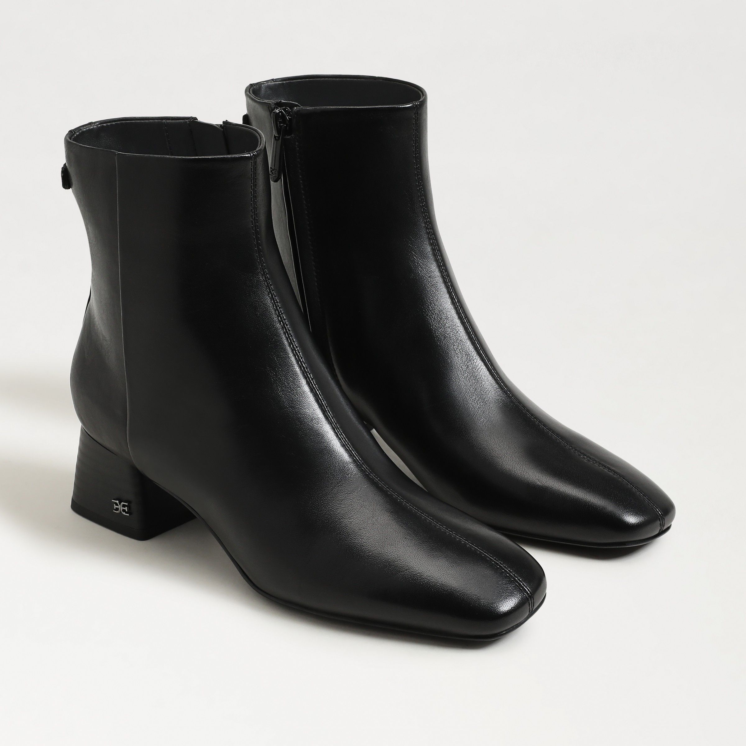 Leather Black Ankle Boots