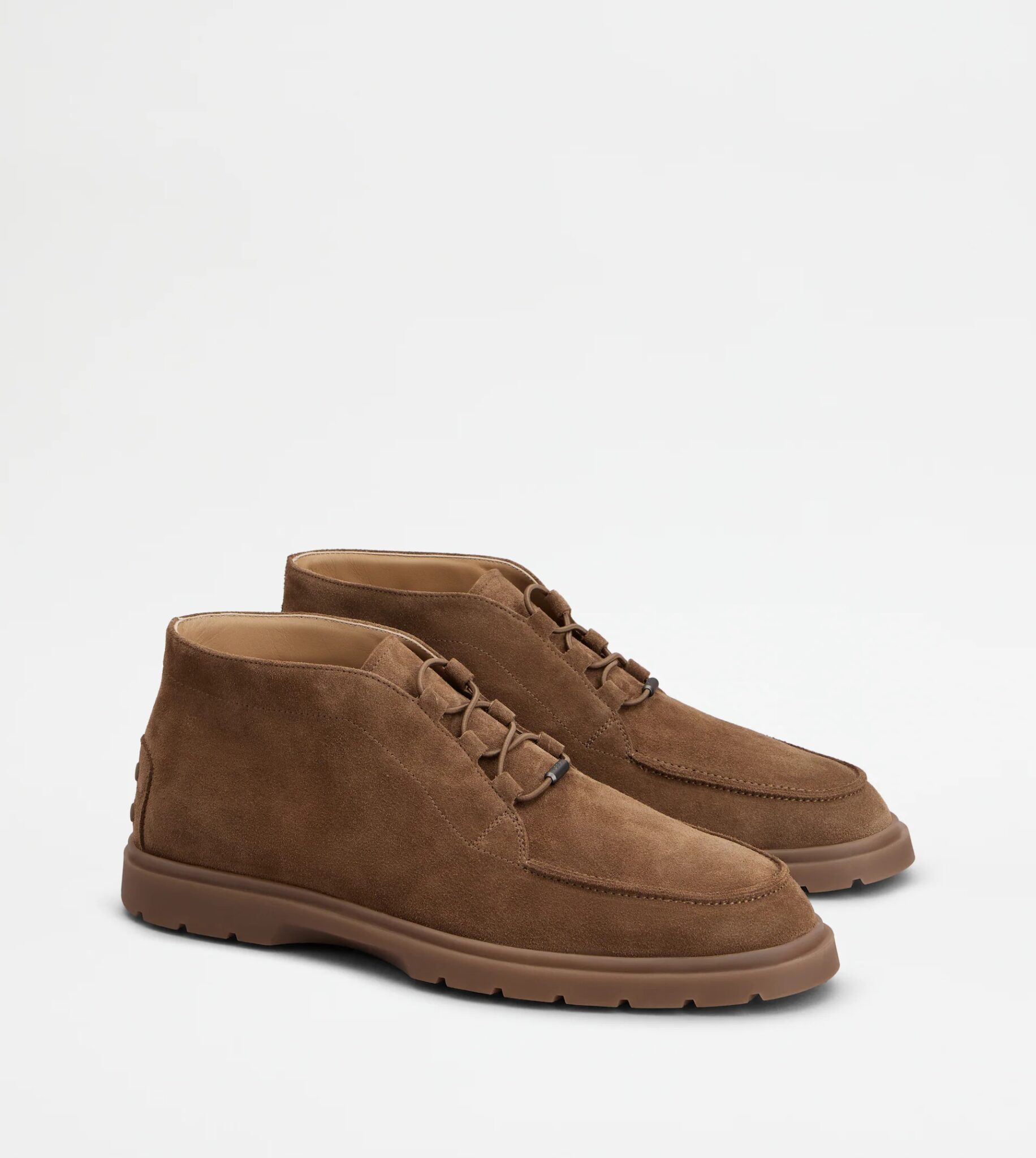 Leather Charcoal Desert Boots