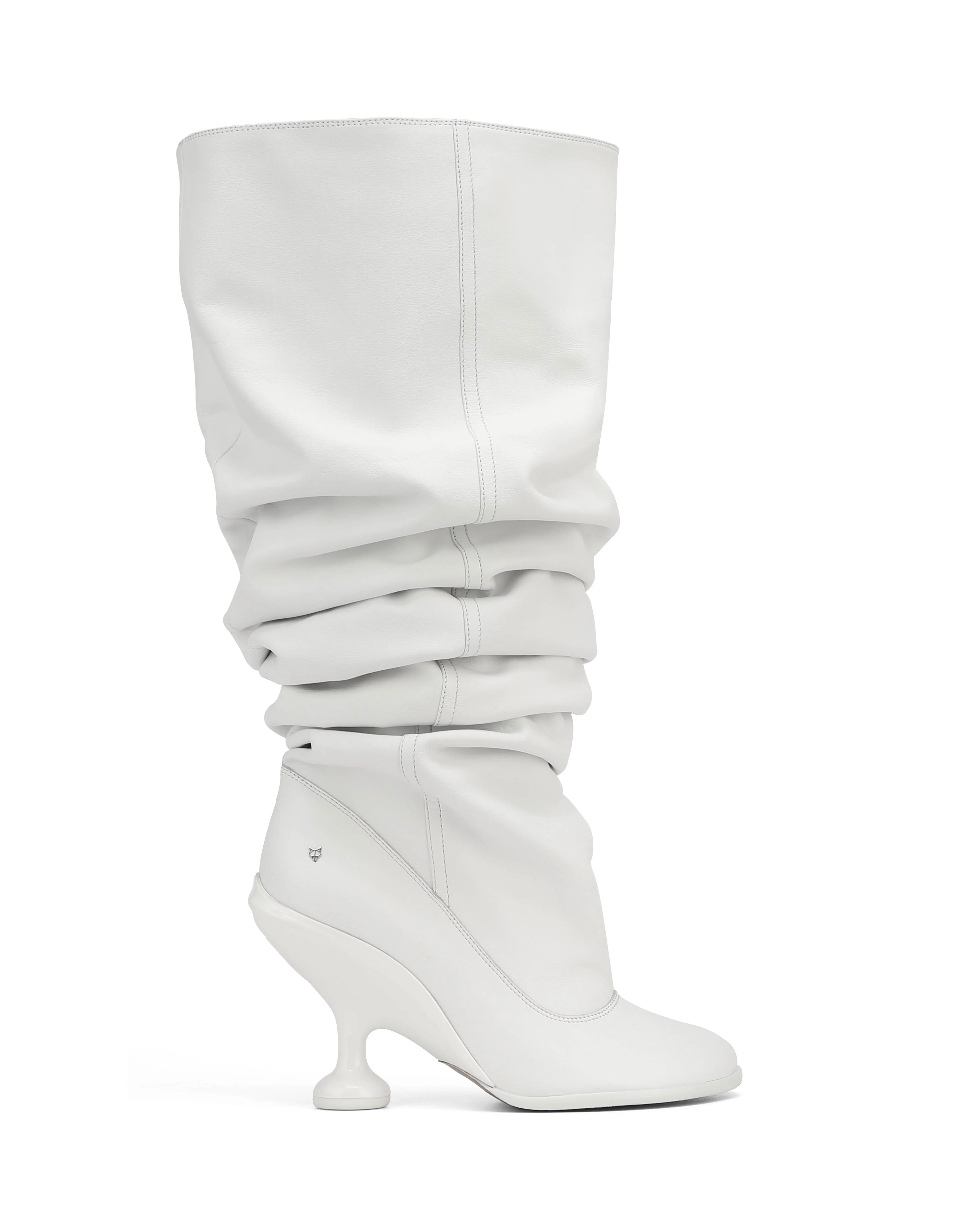 Leather White Boots