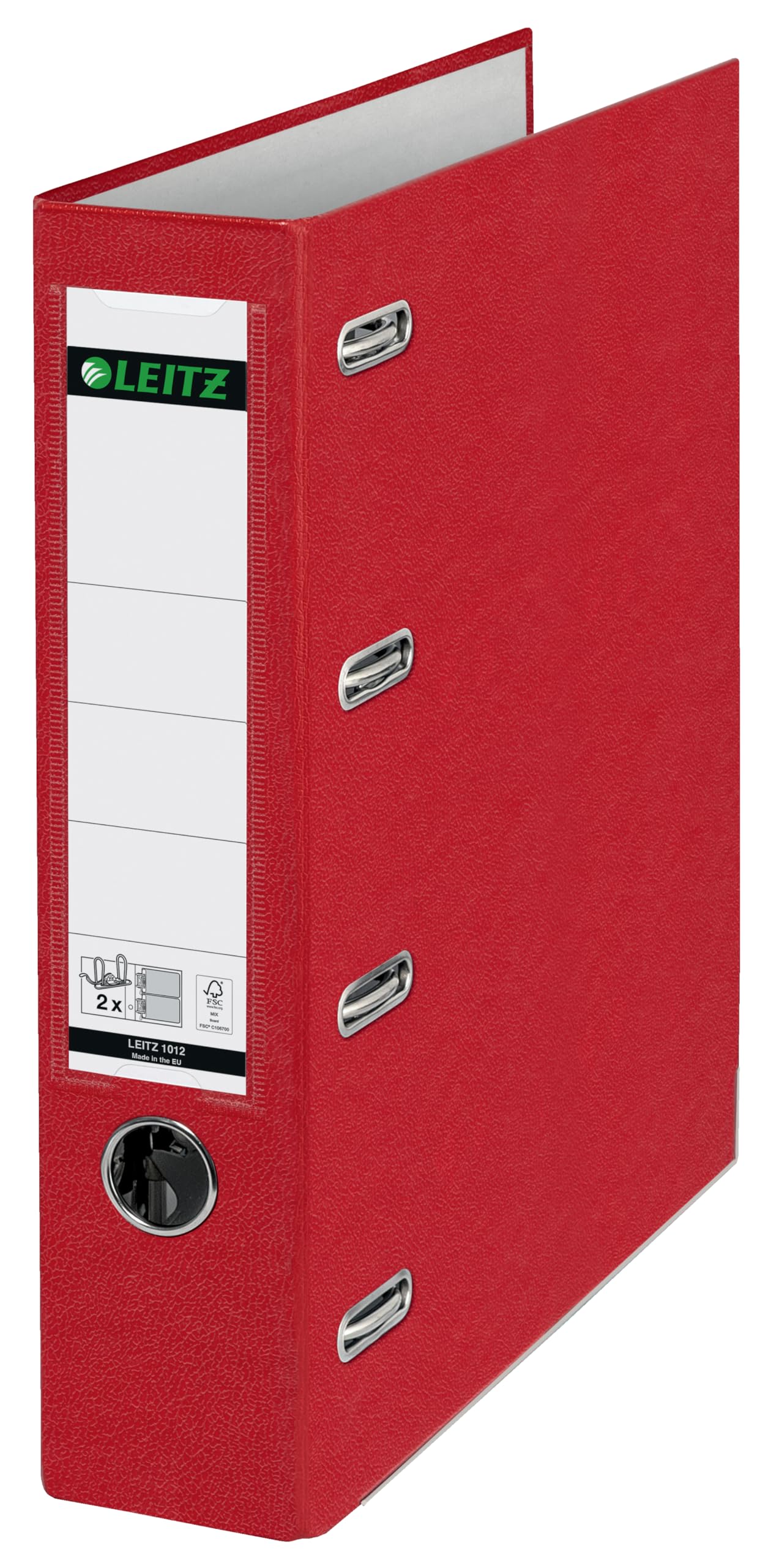 Lever Arch File - 80mm - A4 - Red
