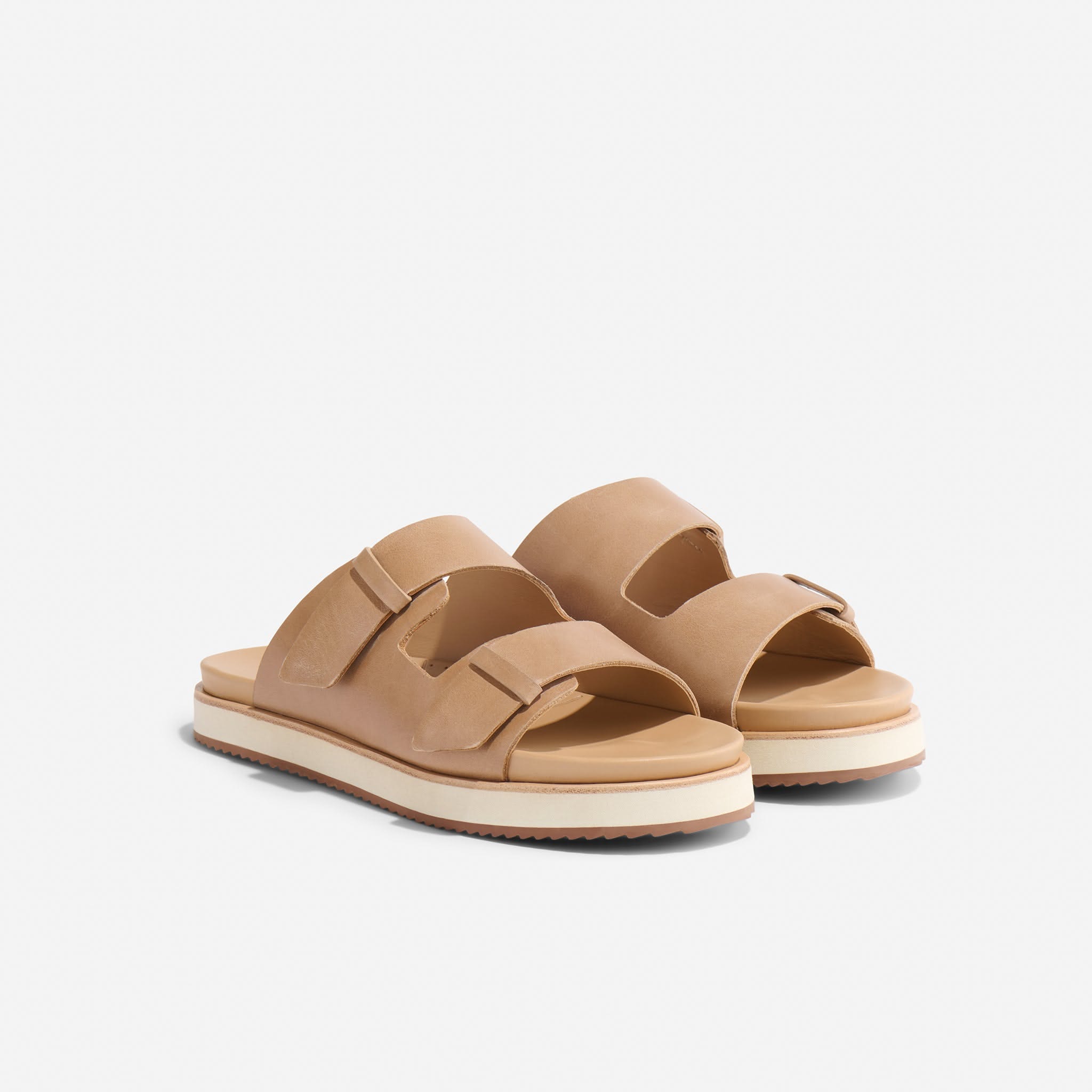 Light Charcoal Slide Sandals