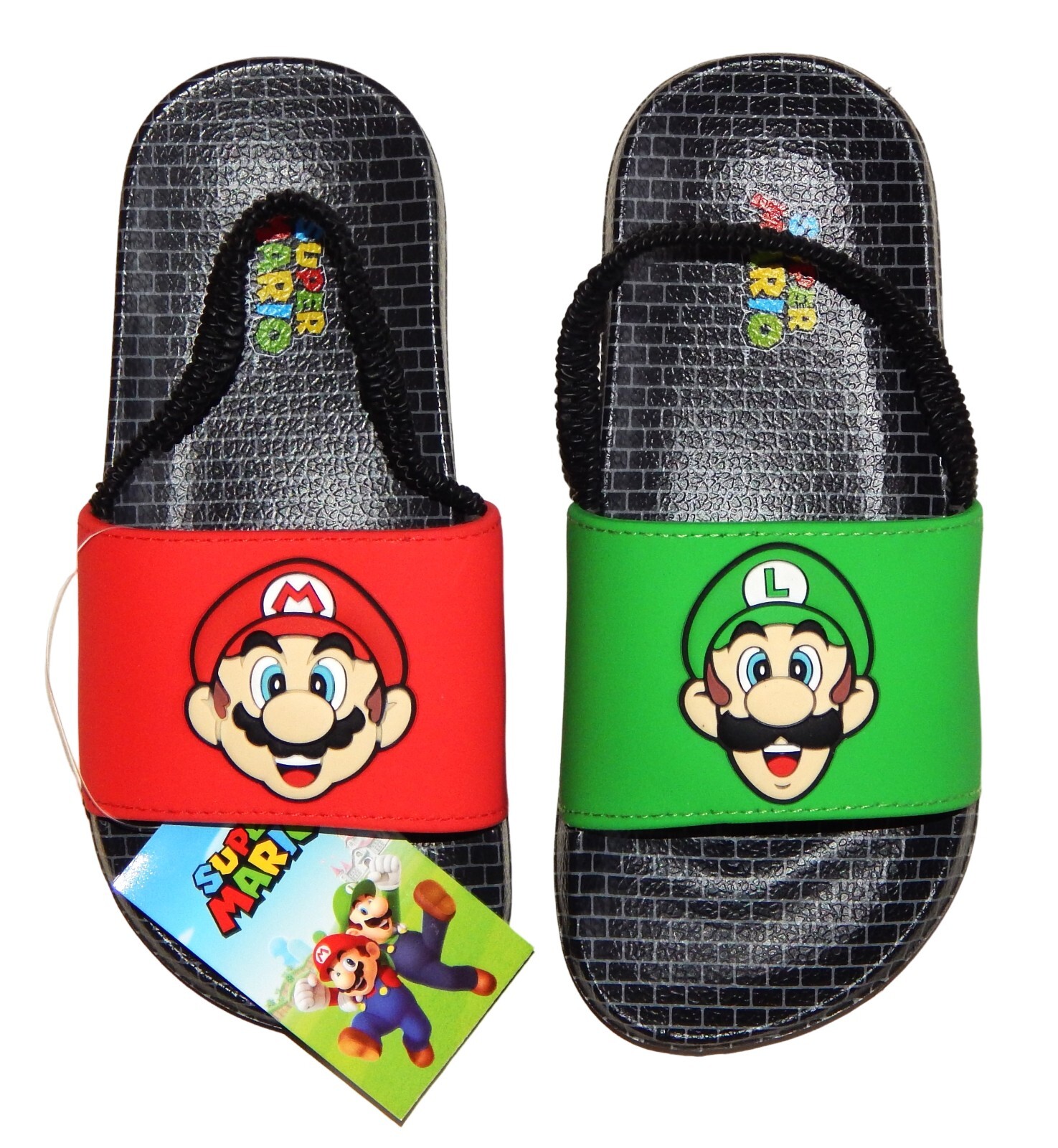 Light Charcoal Slide Sandals