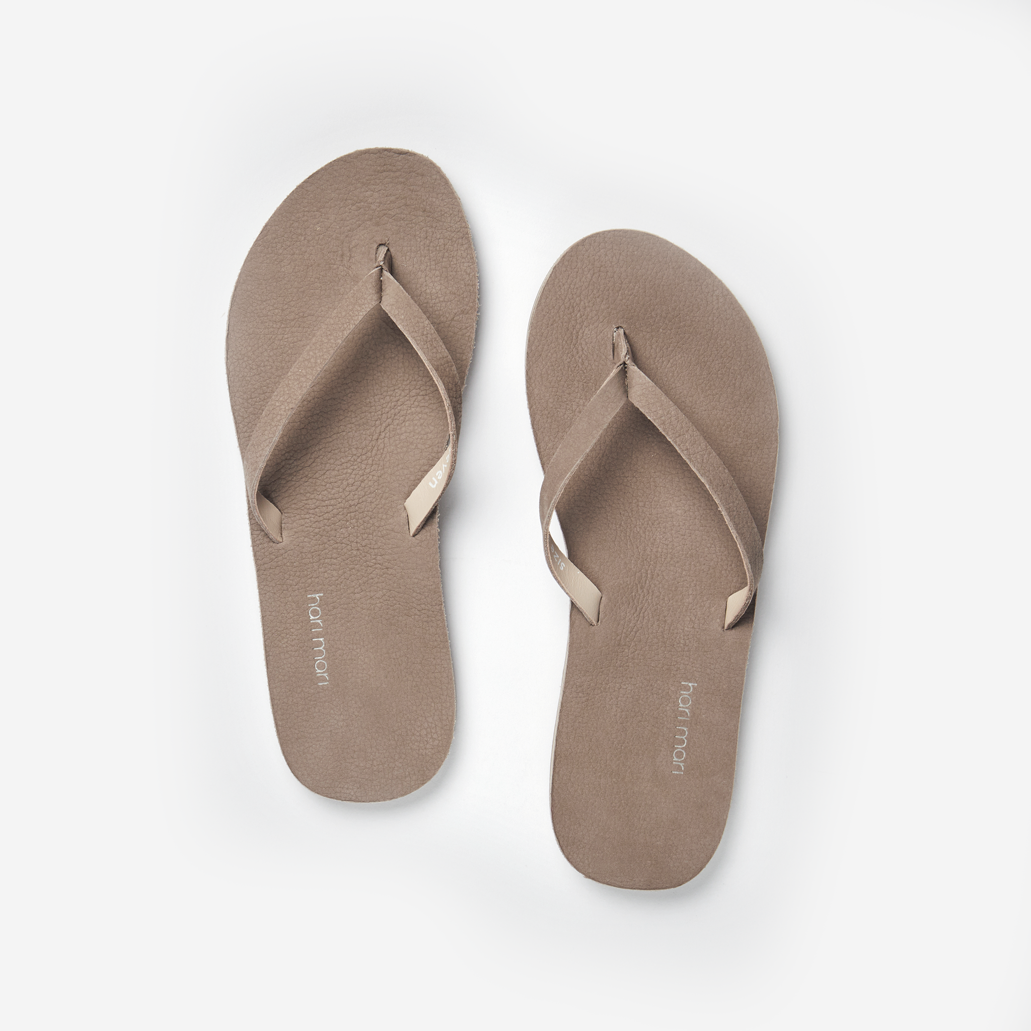 Light Grey Flip Flops