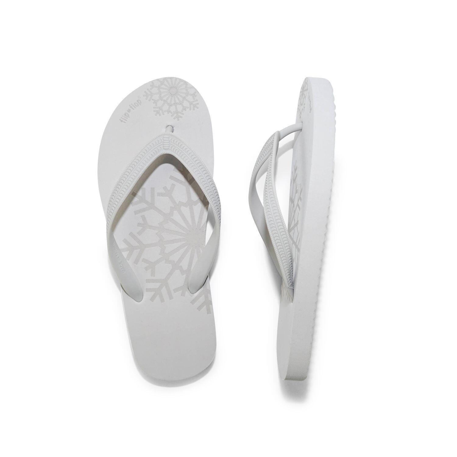 Light Grey Flip Flops