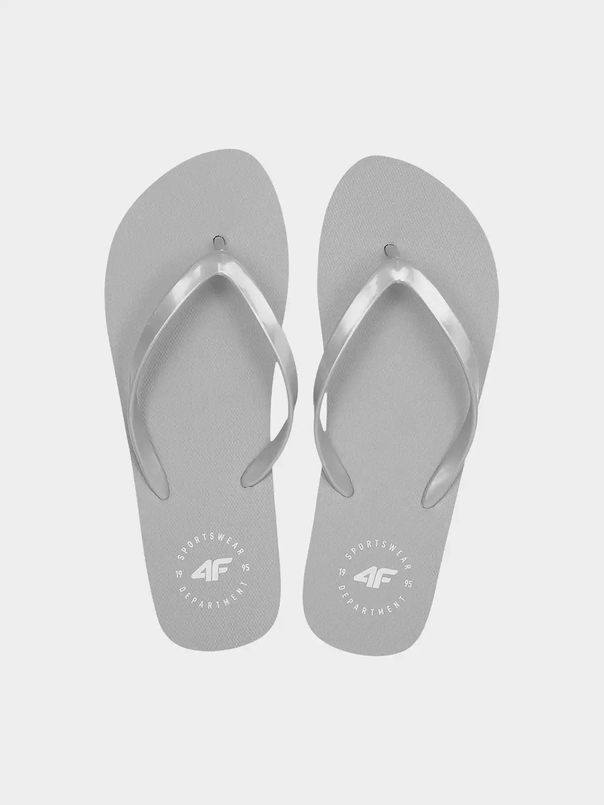 Light Grey Flip Flops