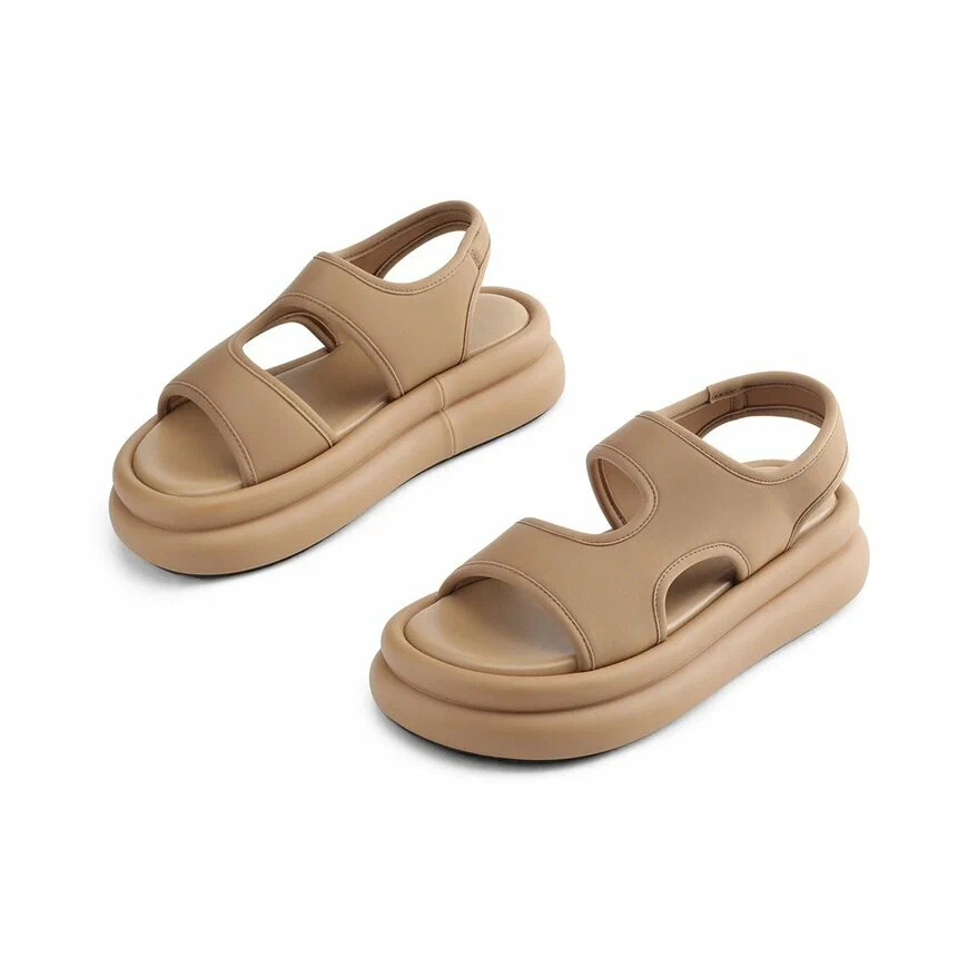 Light Khaki Beach Sandals