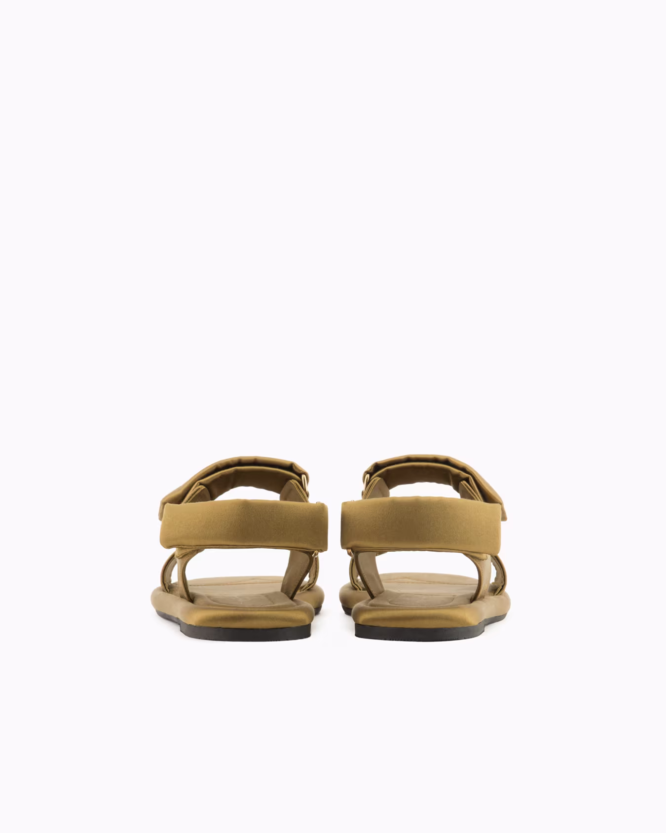 Light Khaki Leather Sandals