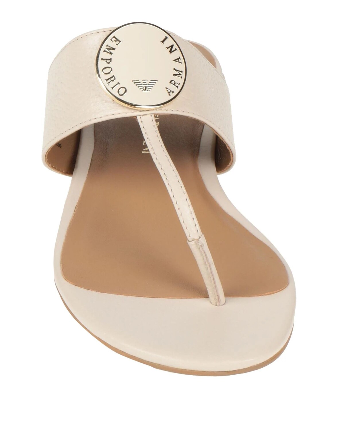Light Khaki Leather Sandals