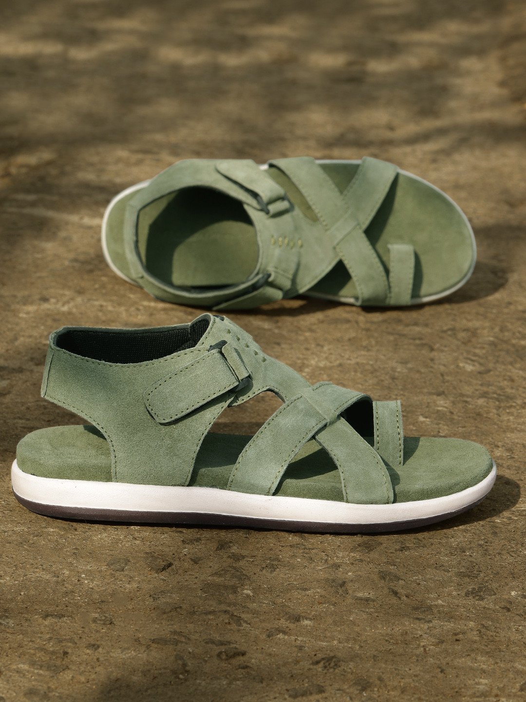 Light Olive Sport Sandals