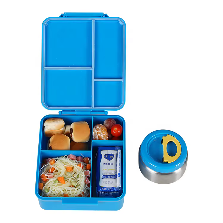 Lunch Box - Plastic - Blue