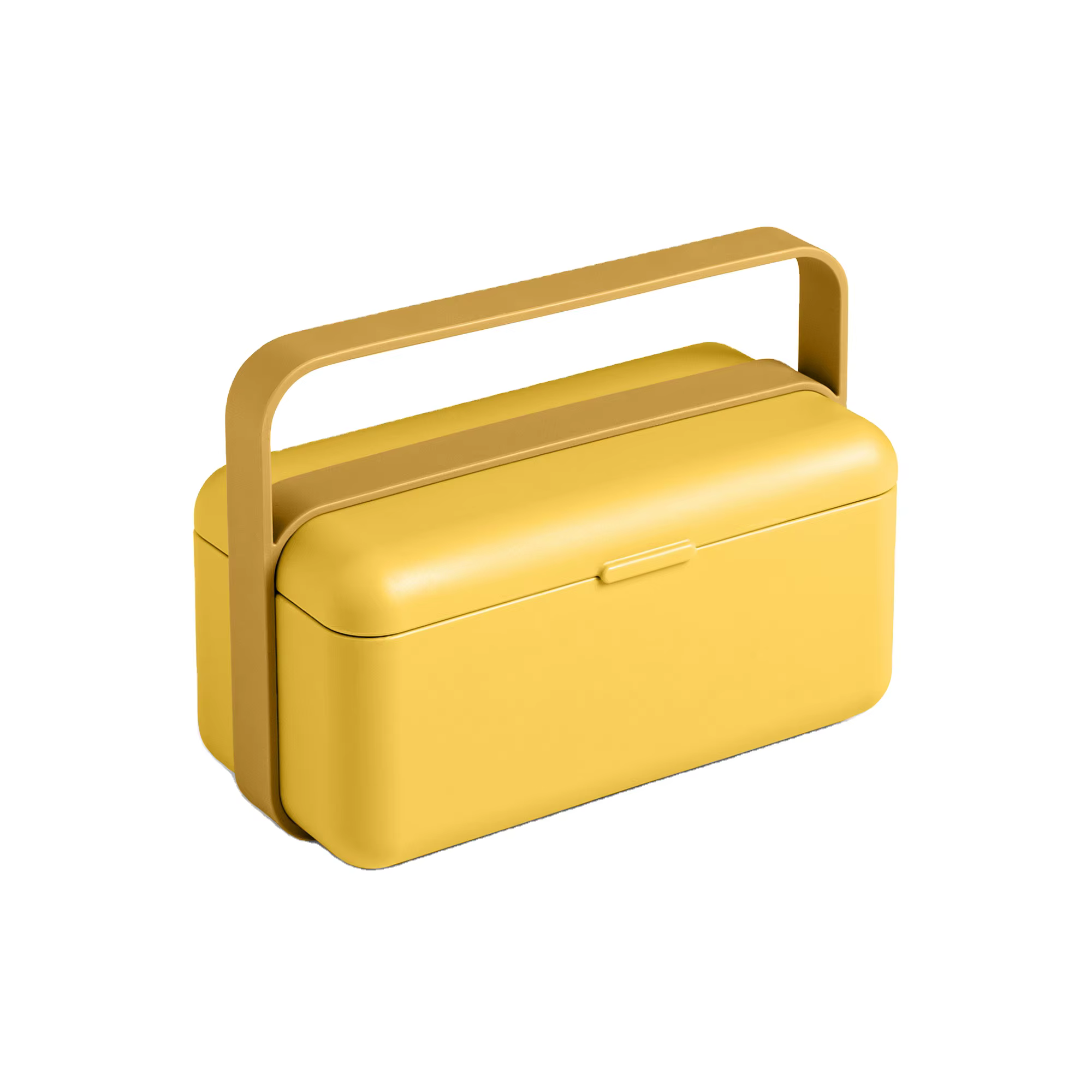 Lunch Box - Plastic - Yellow