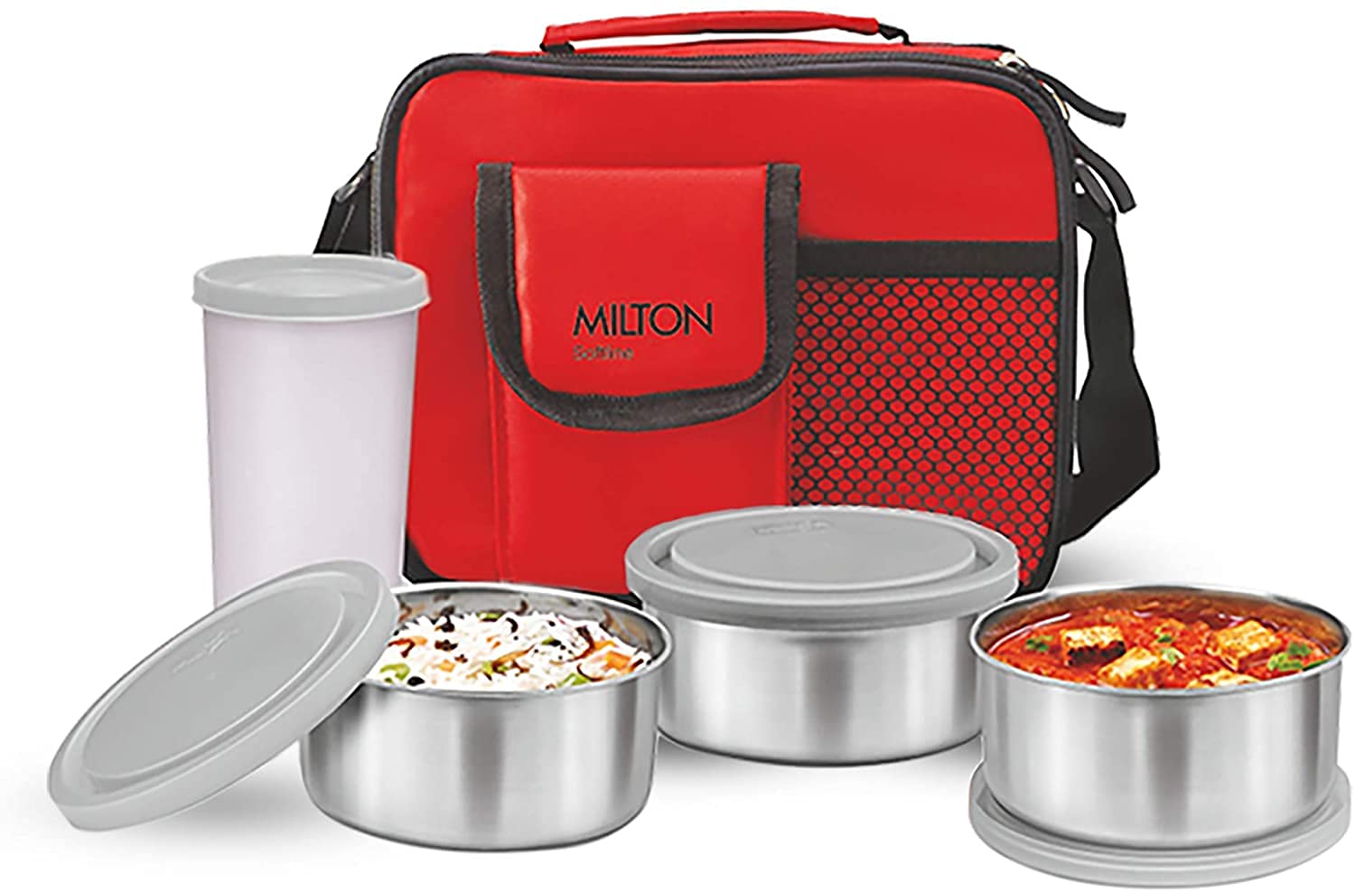 Lunch Box - Steel - Red