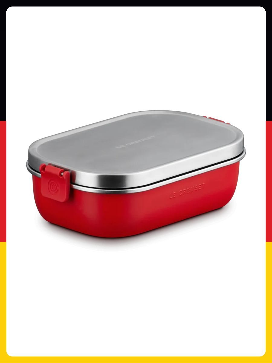 Lunch Box - Steel - Red