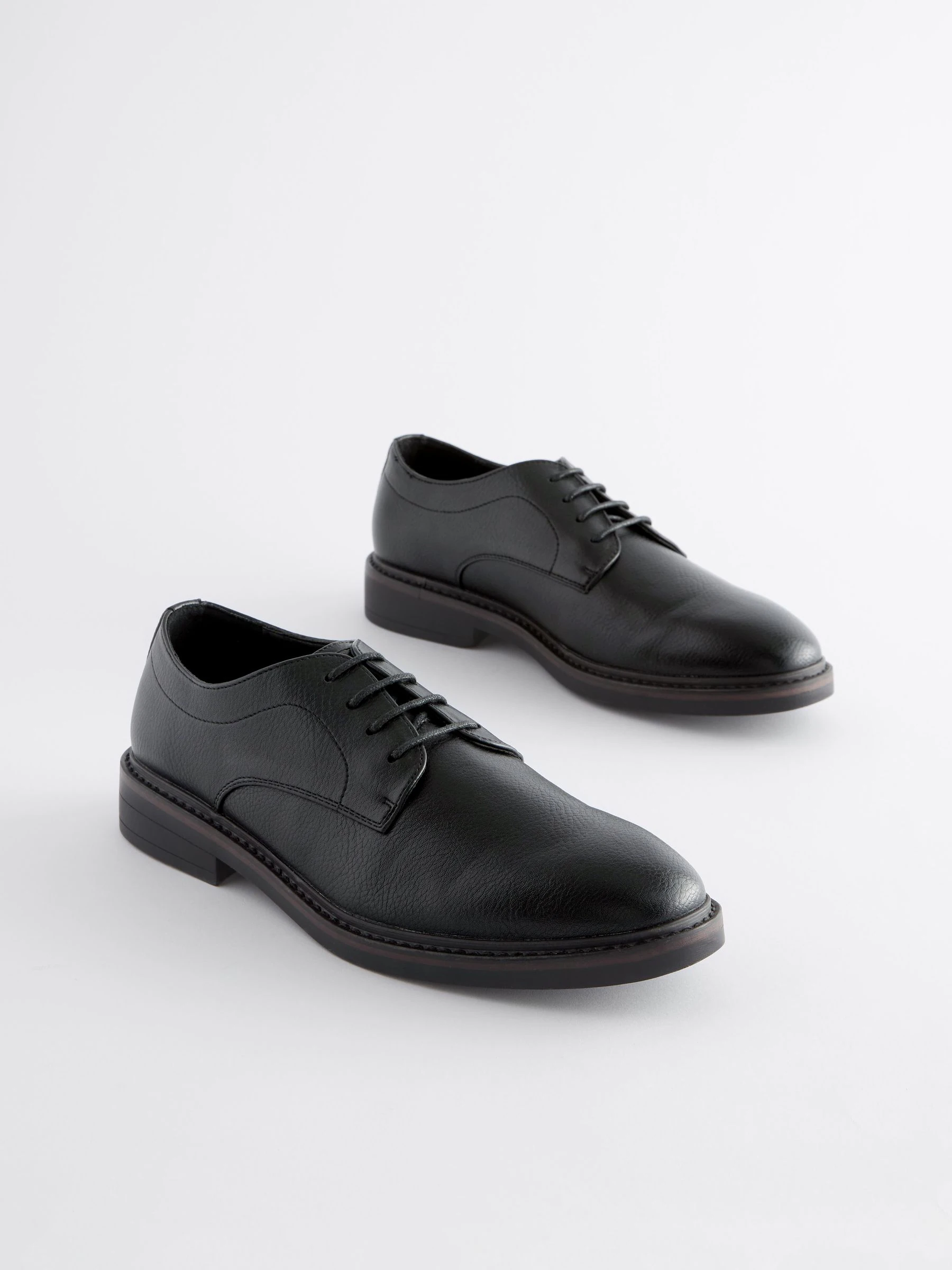 Luxe Black Derby Shoes