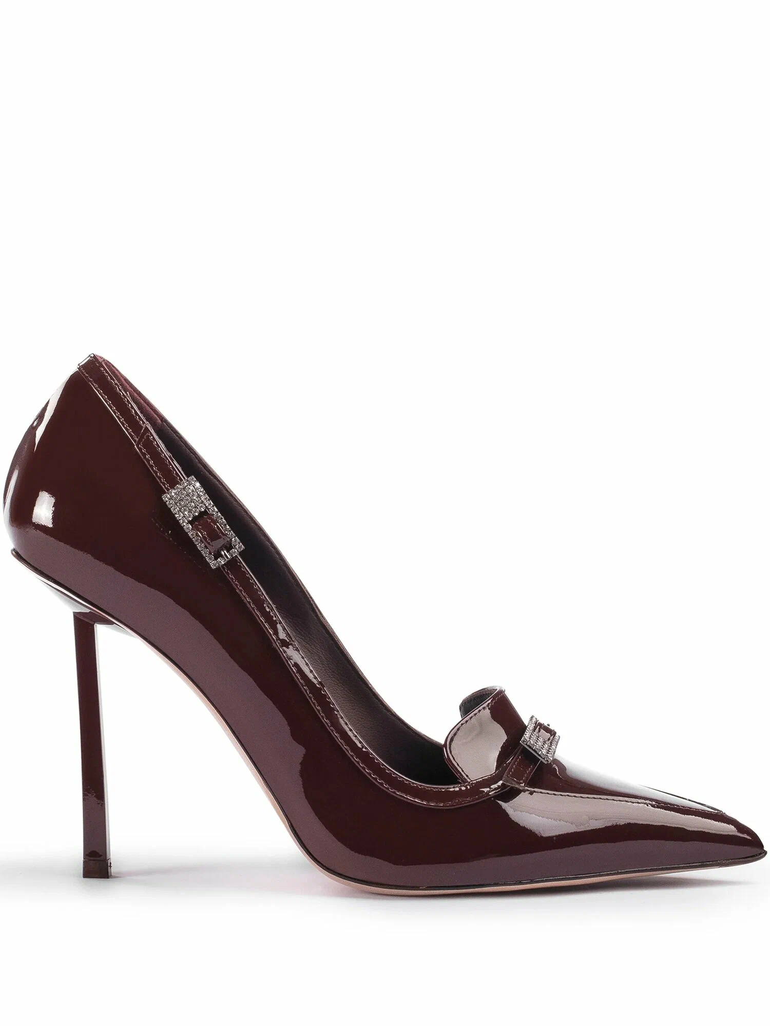 Luxe Brown Patent Leather Shoes