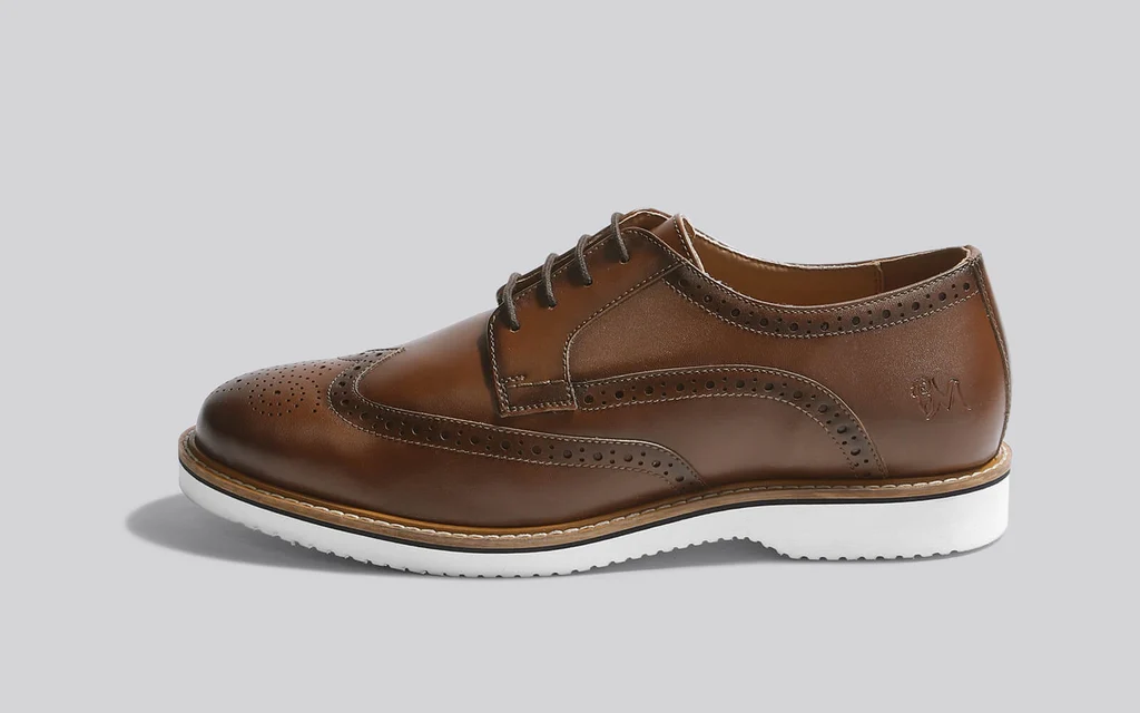 Luxe Camel Brogues
