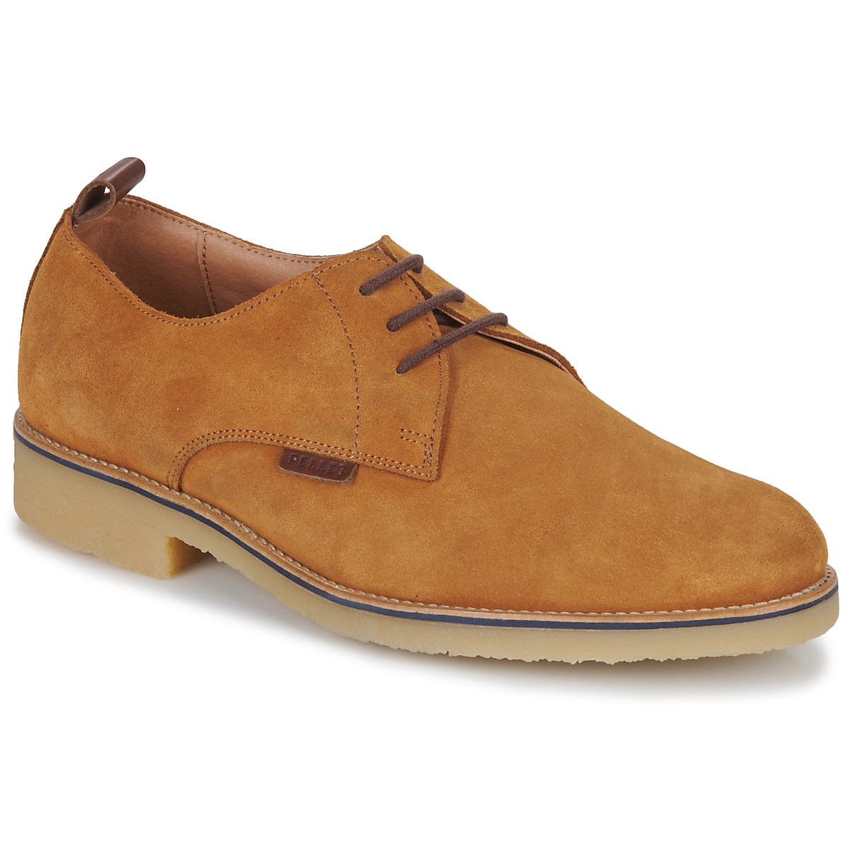 Luxe Camel Derby Shoes