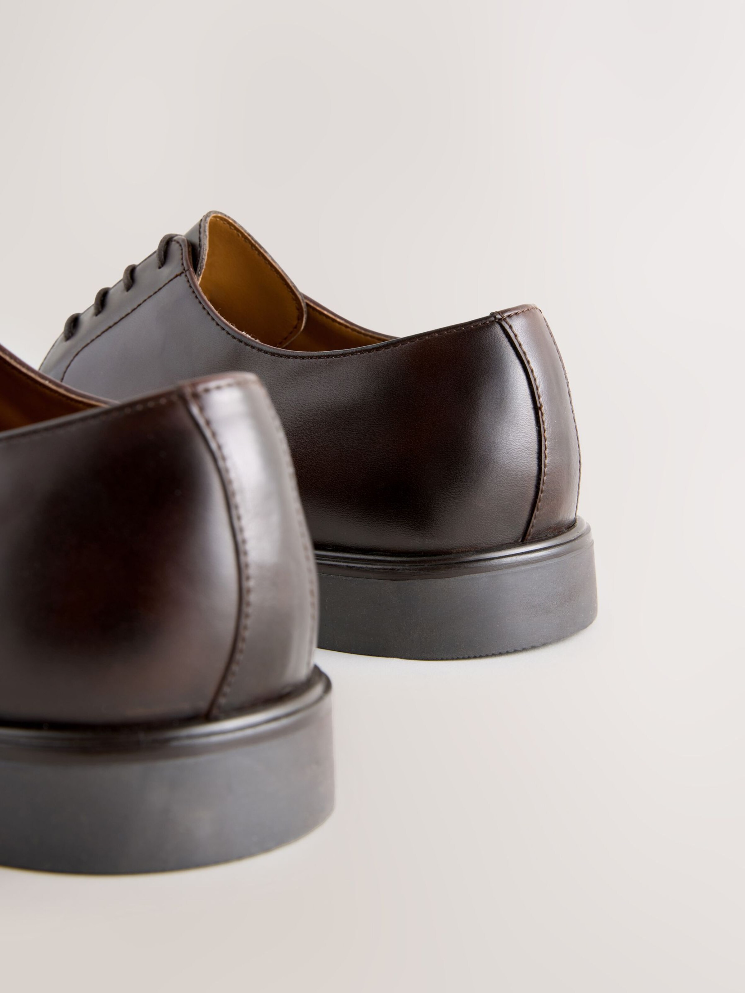 Luxe Charcoal Derby Shoes