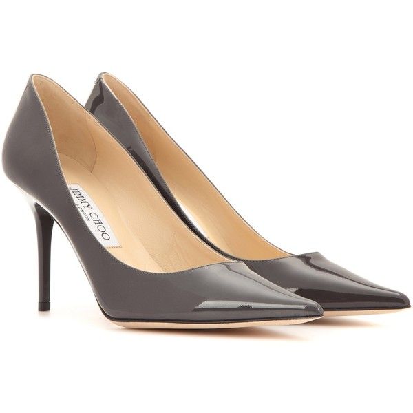 Luxe Grey Patent Leather Shoes