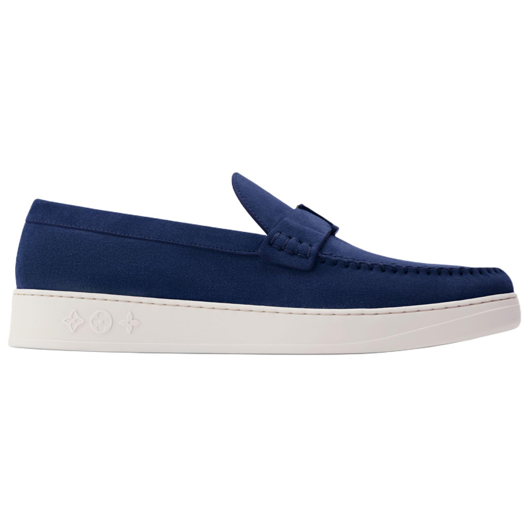 Luxe Navy Blue Loafers