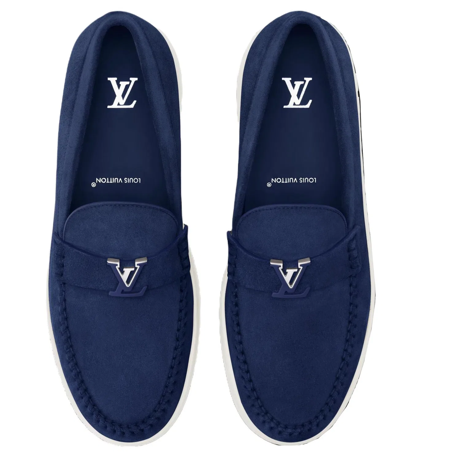 Luxe Navy Blue Loafers
