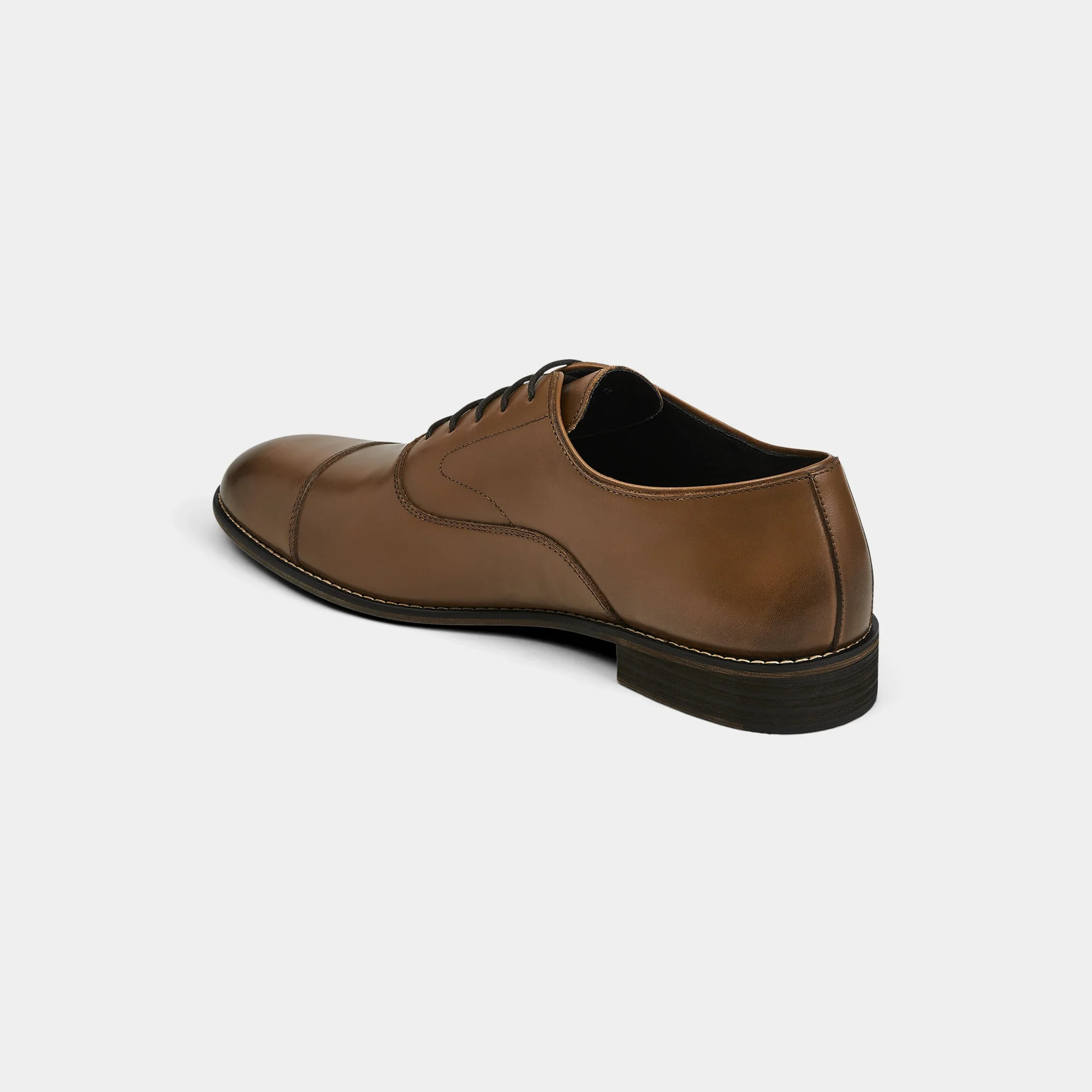 Luxe Tan Oxford Shoes