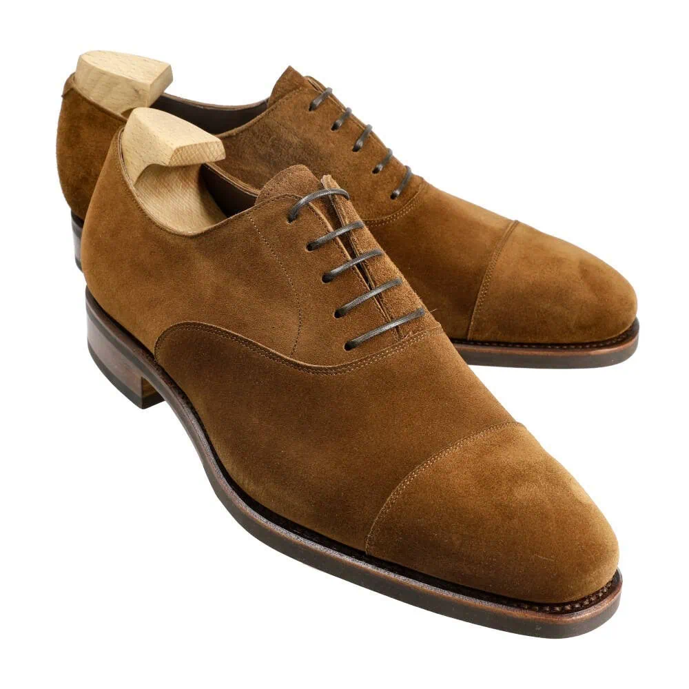 Luxe Tan Oxford Shoes