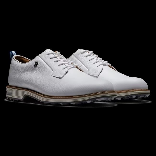 Luxe White Oxford Shoes