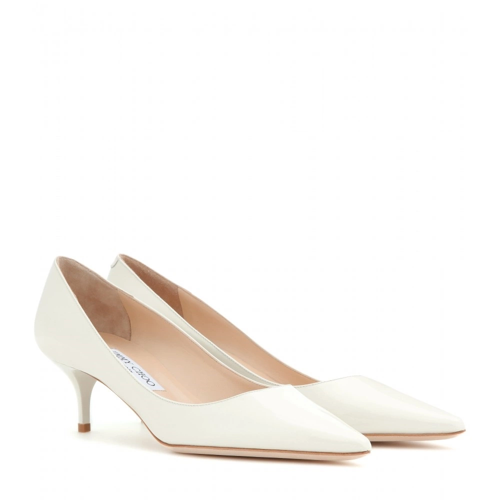 Luxe White Patent Leather Shoes