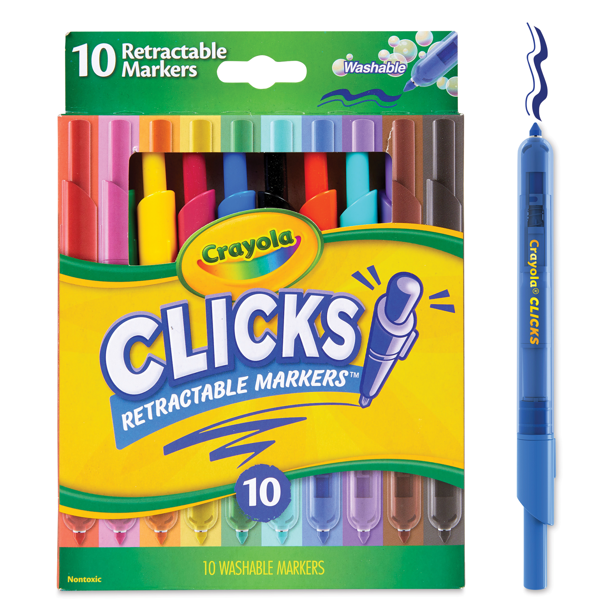 Marker Set - 4 Colors - Washable