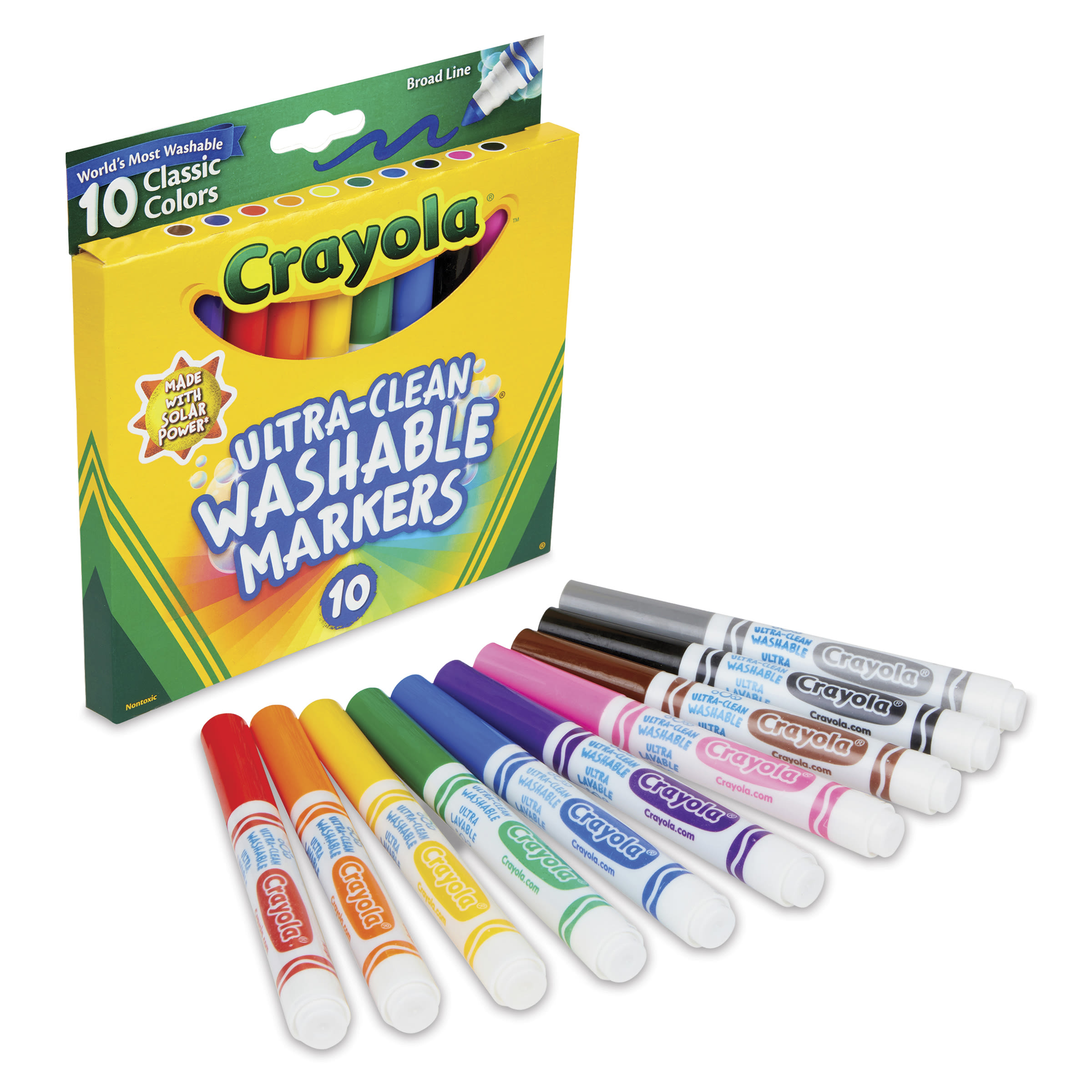 Marker Set - 4 Colors - Washable