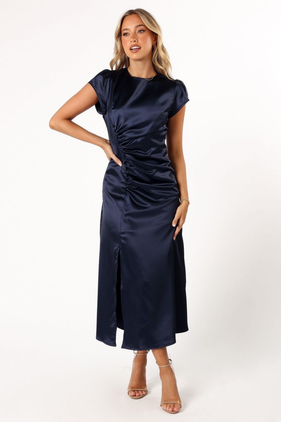 Modest Dress - Navy