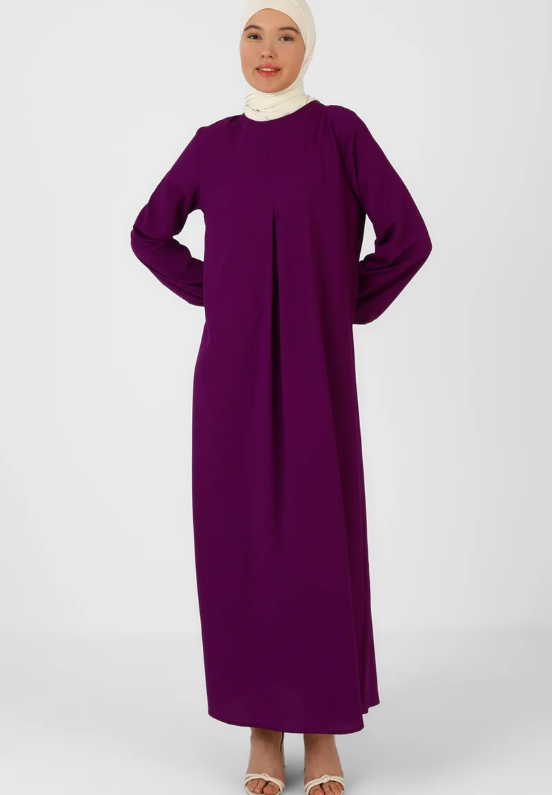 Modest Dress - Purple