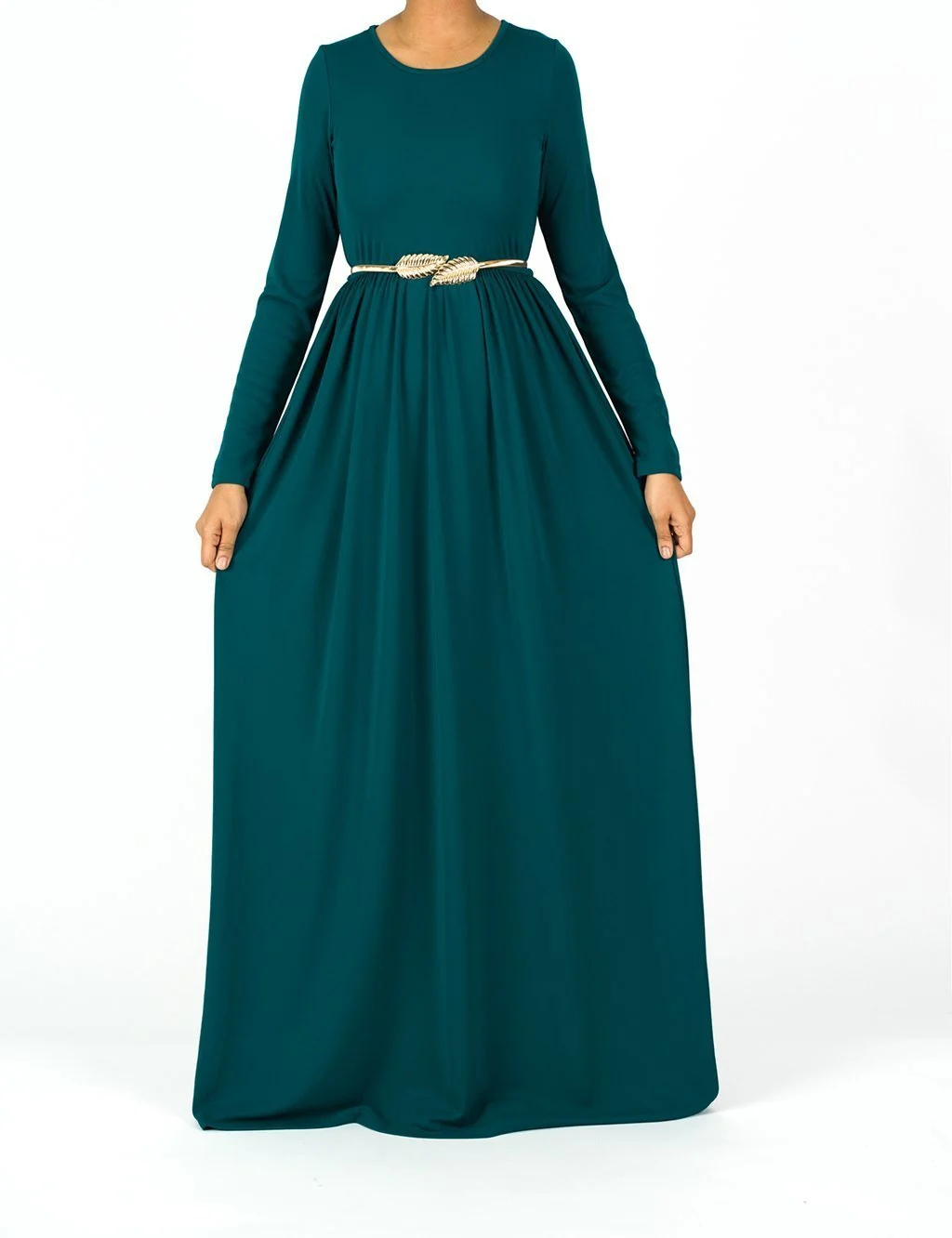 Modest Dress - Teal