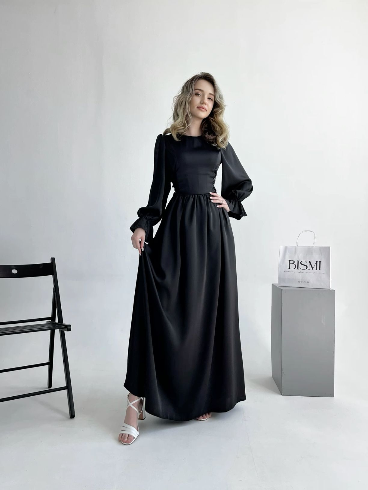 Modest Fashion Dress - Black