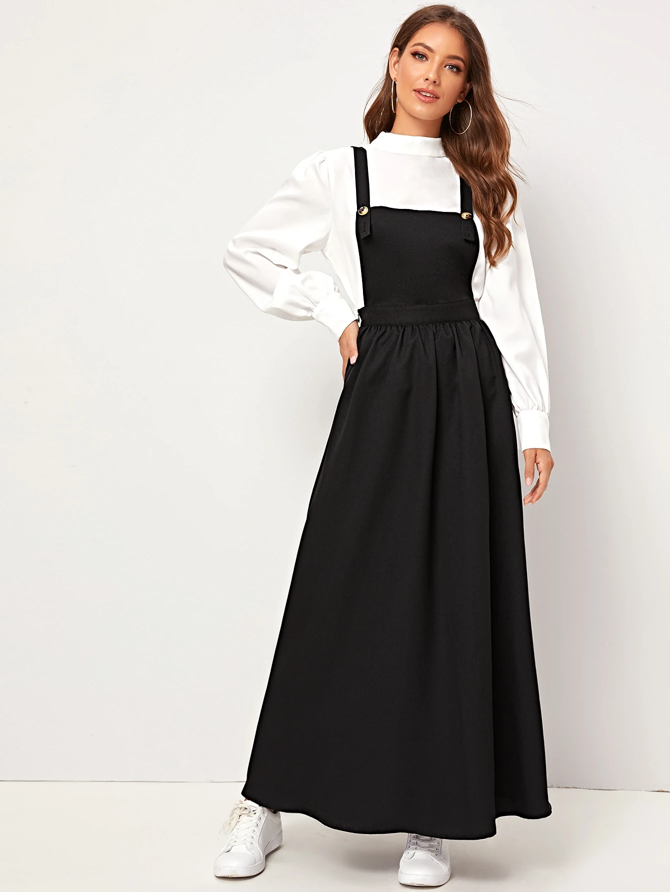 Modest Fashion Dress - Black