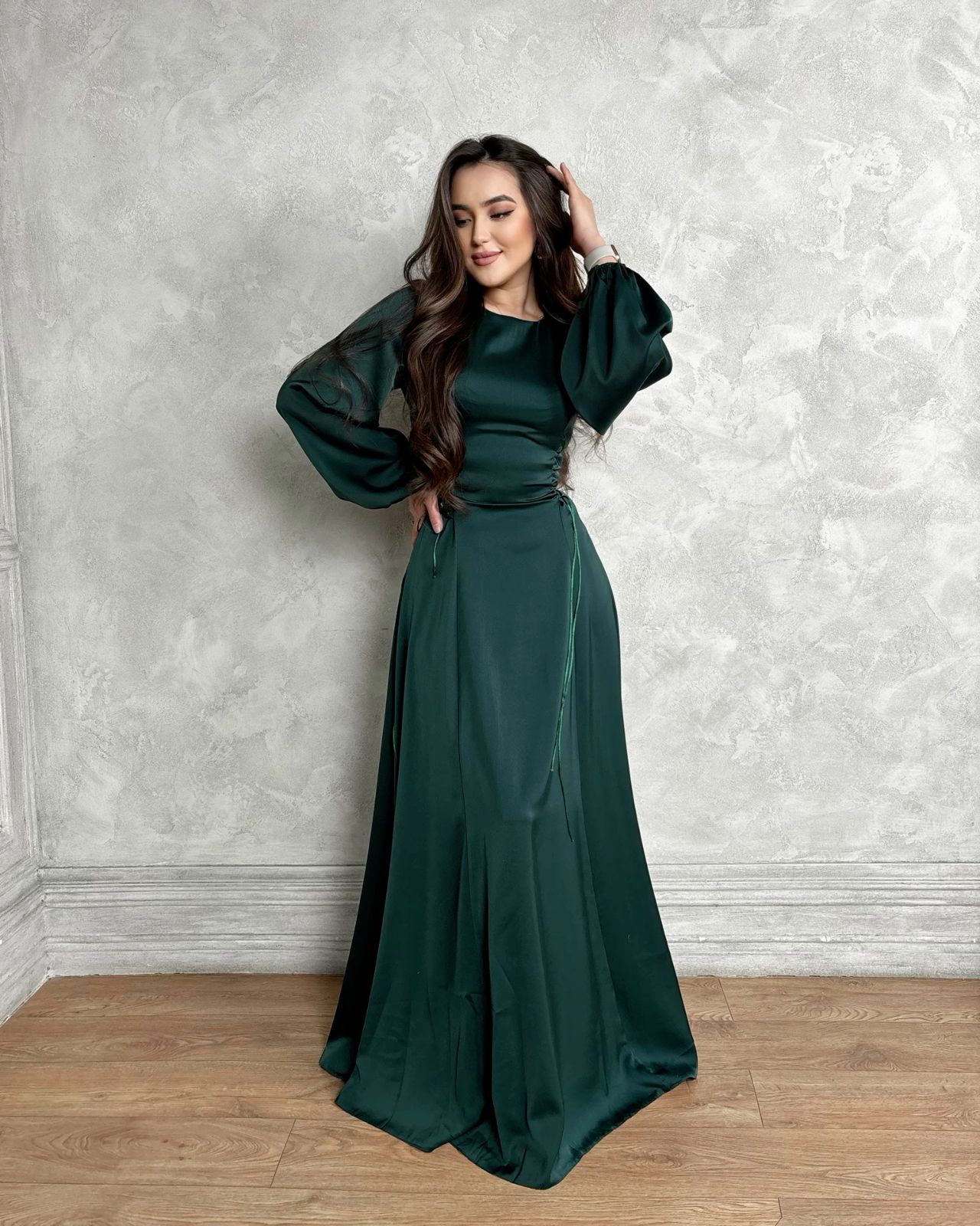 Modest Fashion Dress - Green
