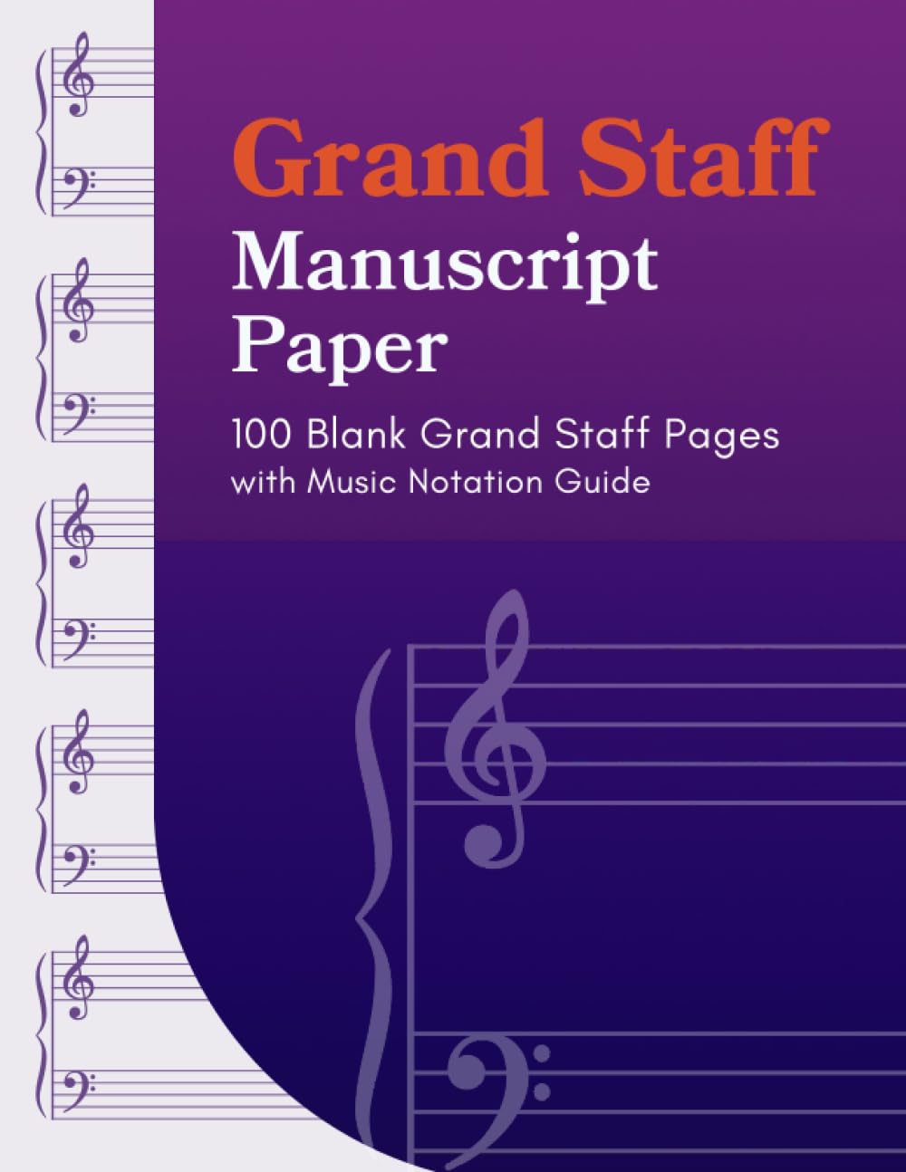 Music Manuscript Paper - A3 - 100 Pages