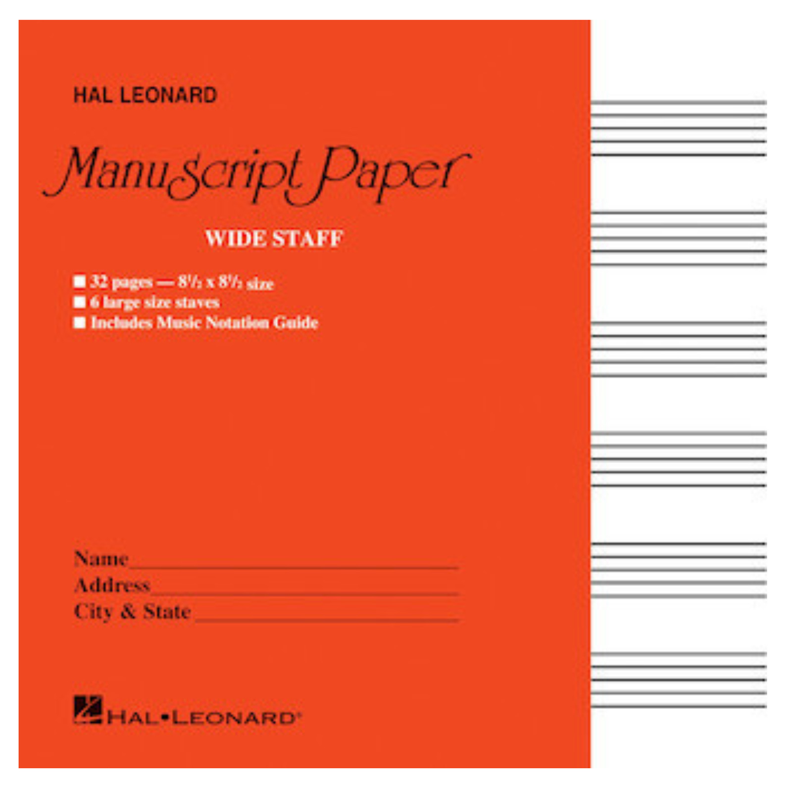 Music Manuscript Paper - A4 - 30 Pages