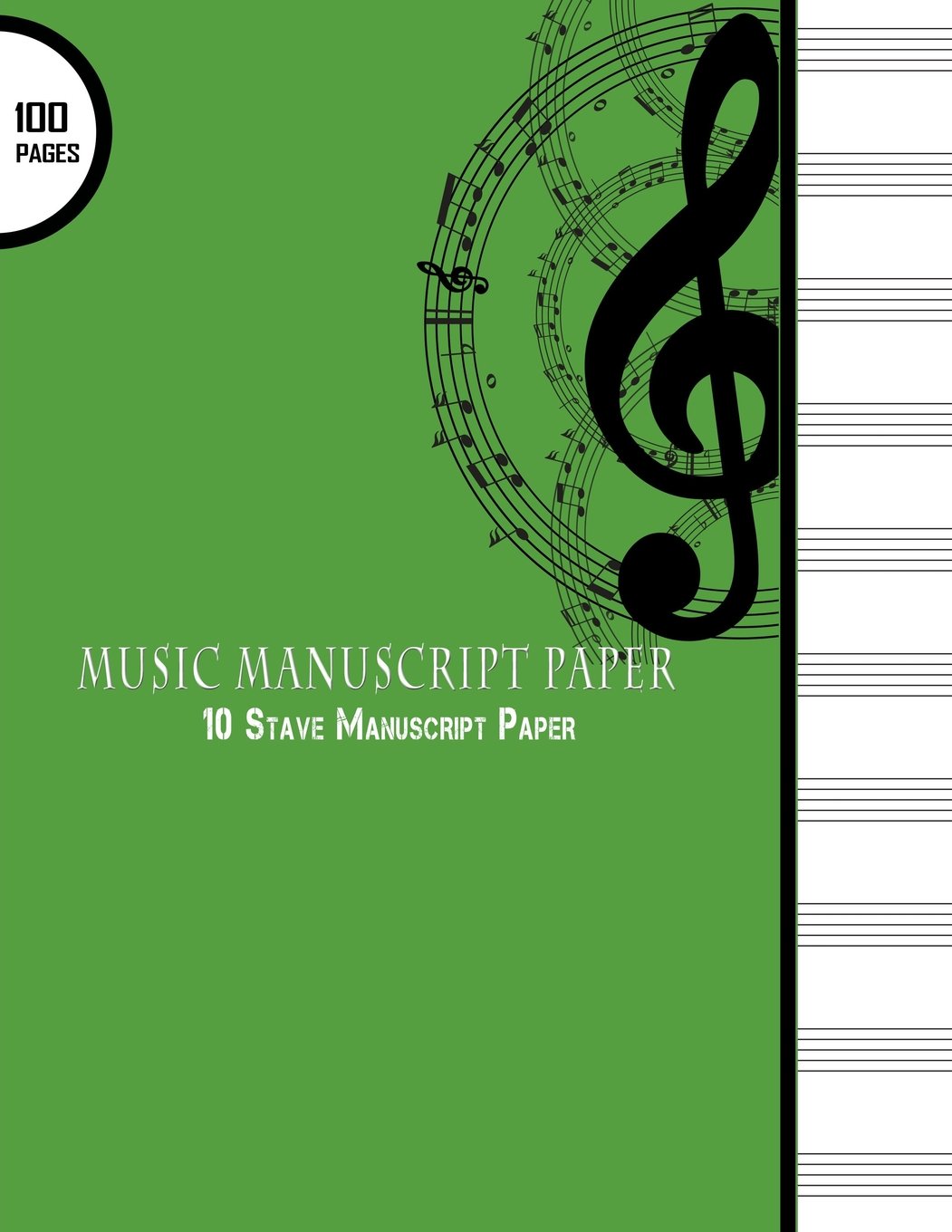 Music Manuscript Paper - A4 - 30 Pages