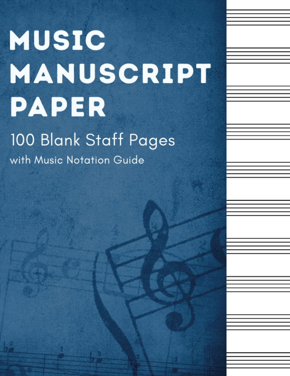 Music Manuscript Paper - B4 - 100 Pages