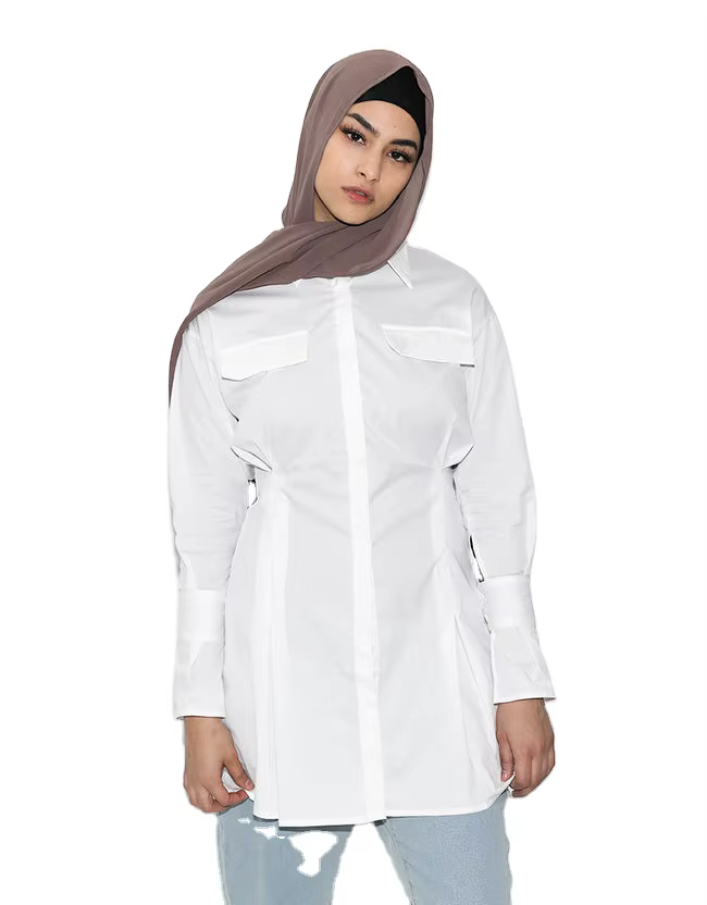 Muslim Blouse - Cream