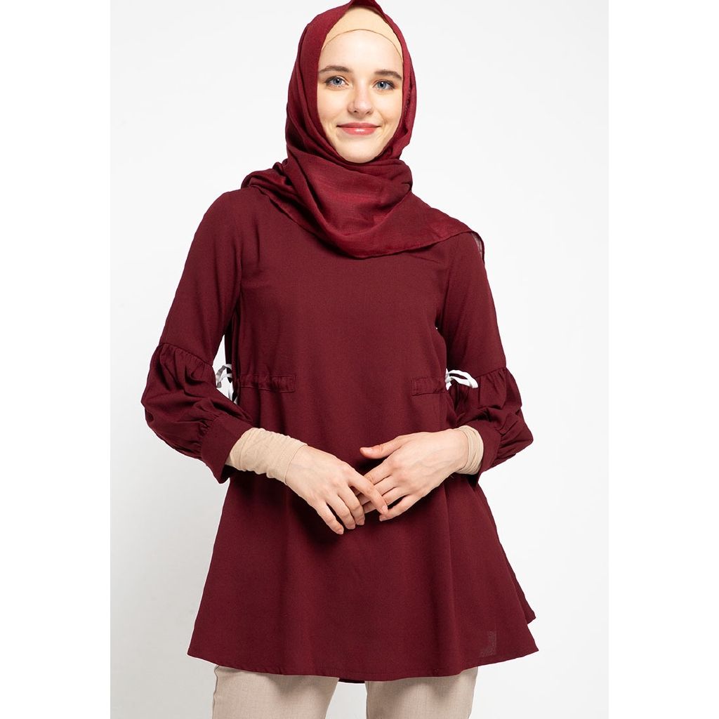 Muslim Blouse - Maroon